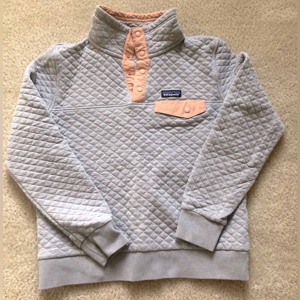 Quilted Snap up Pullover